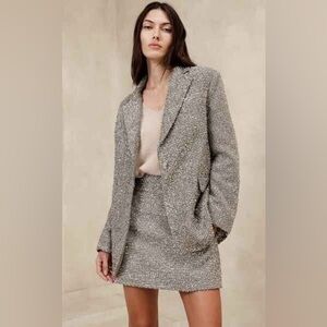 BANANA REPUBLIC COLETA TINSEL TWEED BLAZER
